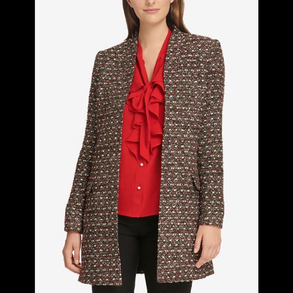 Calvin Klein open front blazer/coat